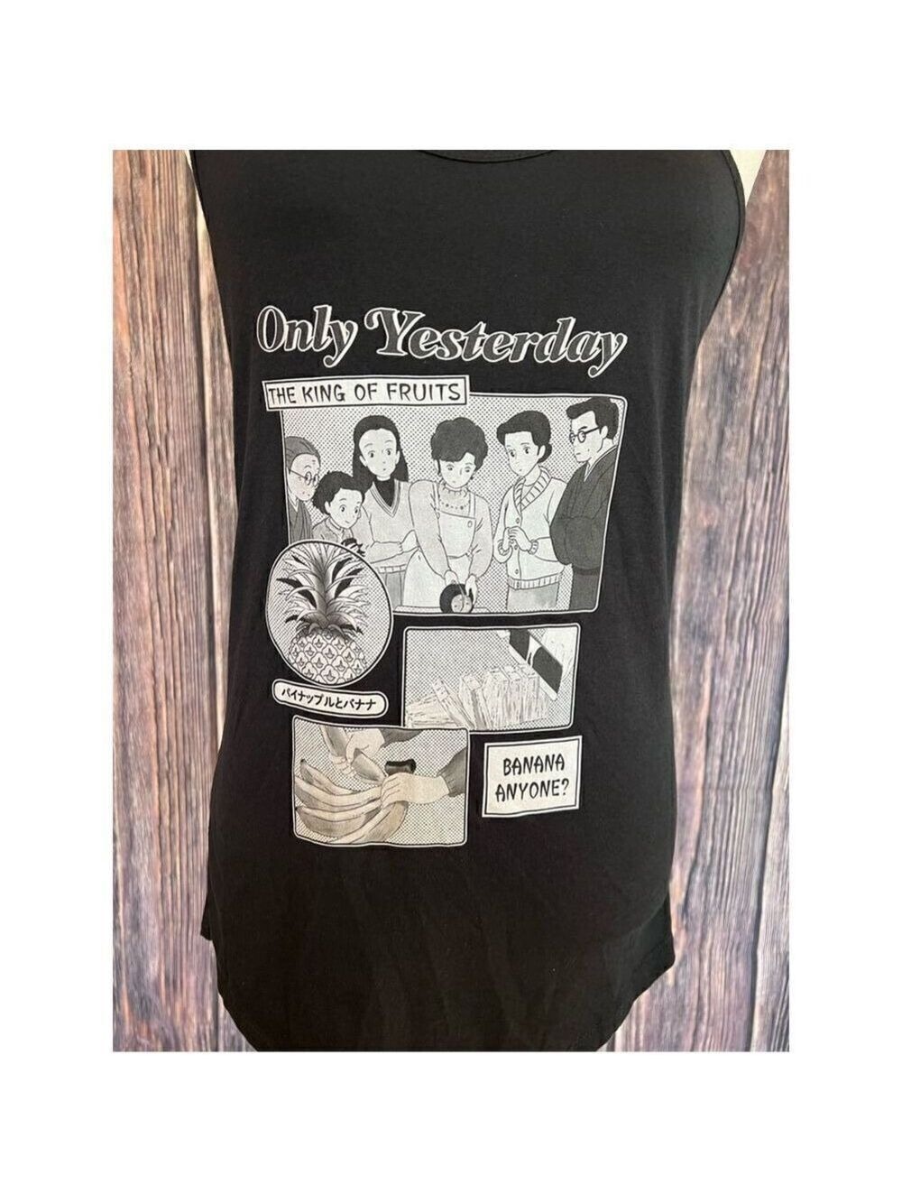 Studio Ghibli Only Yesterday King Of Fruits Girls Tank Top (Med)